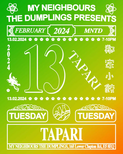 Tapari Nepalese Supper Club 13th February 2024